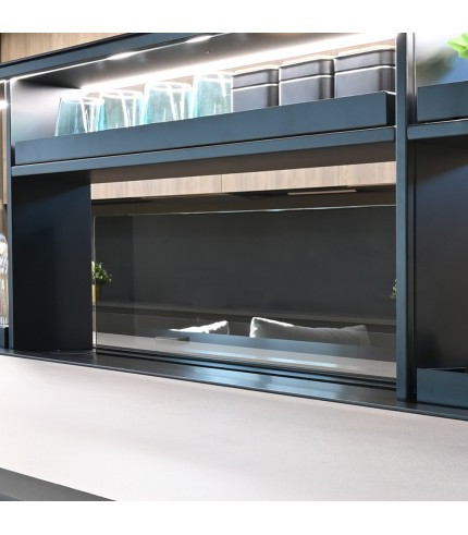 200cm Downdraft Cooker Hood - With Gourmet Station