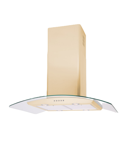 Curved Glass - Island Cooker Hood - Options