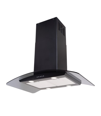 Curved Glass - Island Cooker Hood - Options