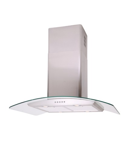 Curved Glass - Island Cooker Hood - Options