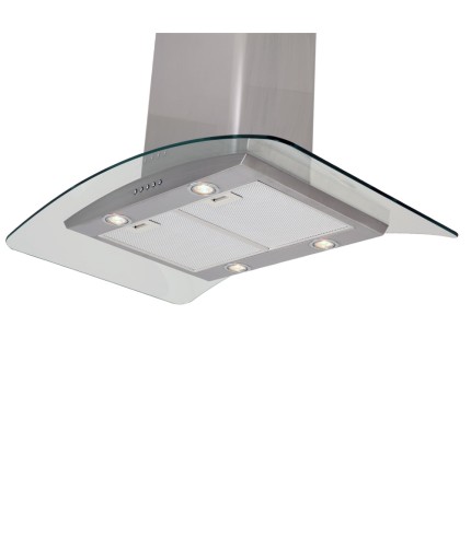 Curved Glass - Island Cooker Hood - Options