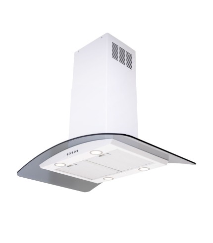 Curved Glass - Island Cooker Hood - Options