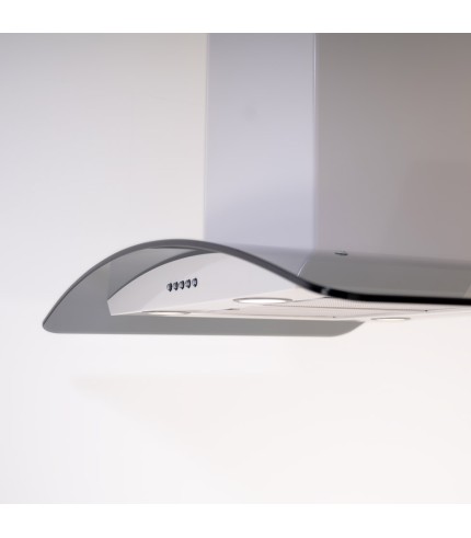 Curved Glass - Island Cooker Hood - Options