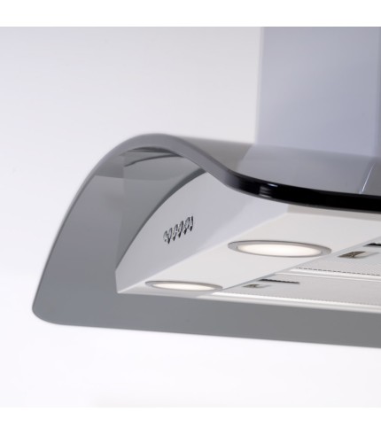 Curved Glass - Island Cooker Hood - Options