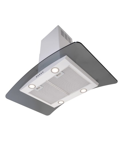 Curved Glass - Island Cooker Hood - Options