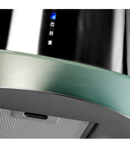 Oval - 90cm Island Cooker Hood