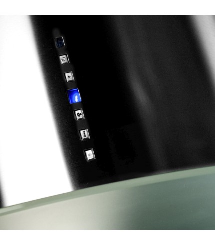 Oval - 90cm Island Cooker Hood