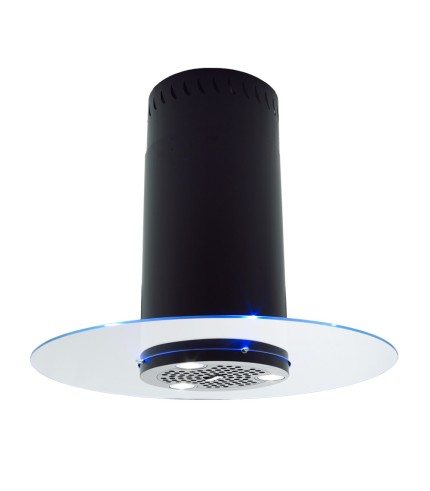 Round Glass - Island Cooker Hood - Options
