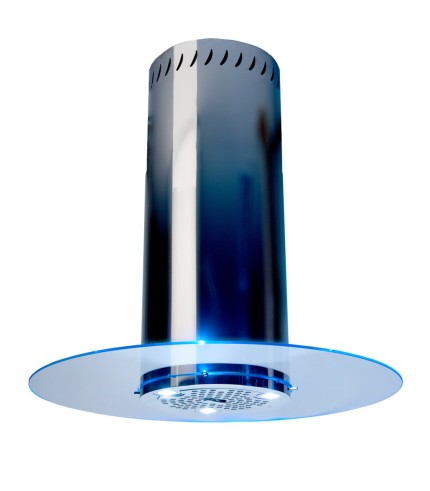 Round Glass - Island Cooker Hood - Options