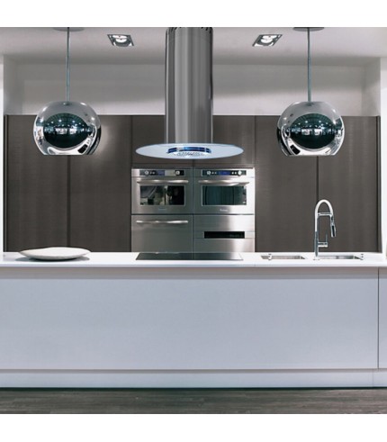 Round Glass - Island Cooker Hood - Options