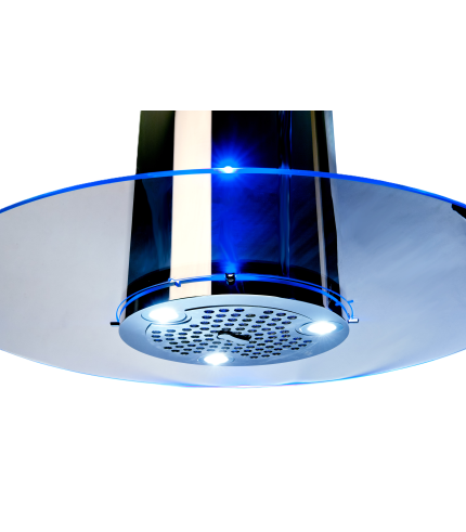 Round Glass - Island Cooker Hood - Options