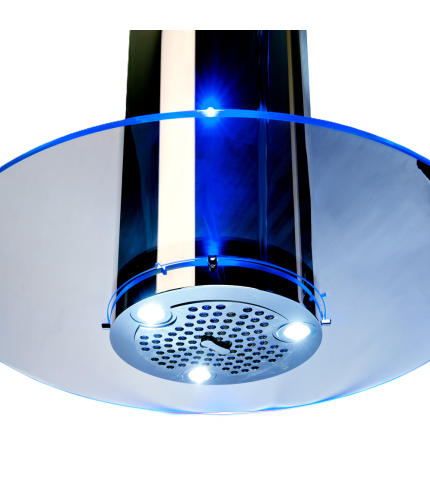 Round Glass - Island Cooker Hood - Options