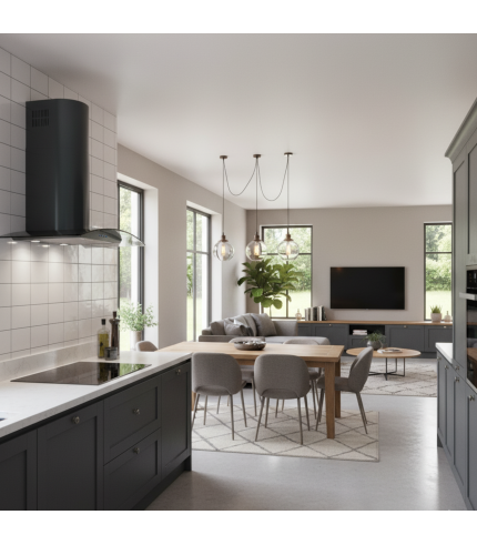 Curved Glass Wall Hood - Options