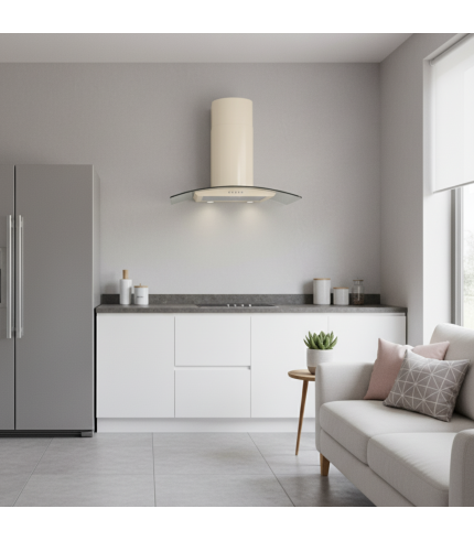 Curved Glass Wall Hood - Options