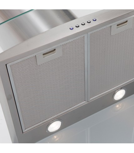 Curved Glass Wall Hood - Options