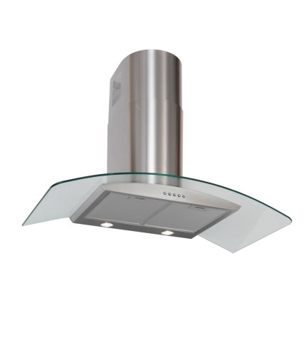 Curved Glass Wall Hood - Options