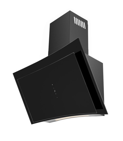 Curva - Premium Angled Black Glass Wall Hood - Options