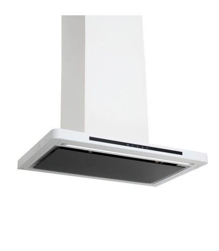 Linea - Designer Black Glass Door Wall Hood - Options