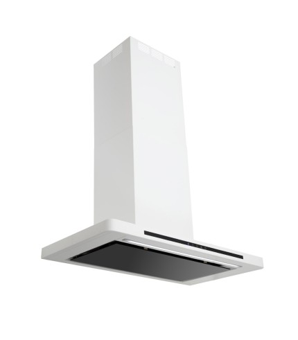 Linea - Designer Black Glass Door Wall Hood - Options