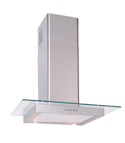 Flat Glass Wall Hood - Options