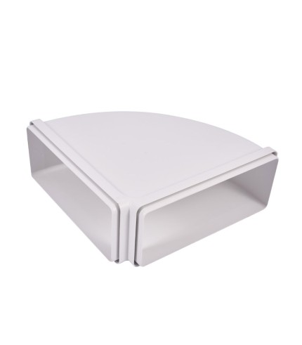 100mm x 60mm 90° Flat Horizontal Elbow Connector