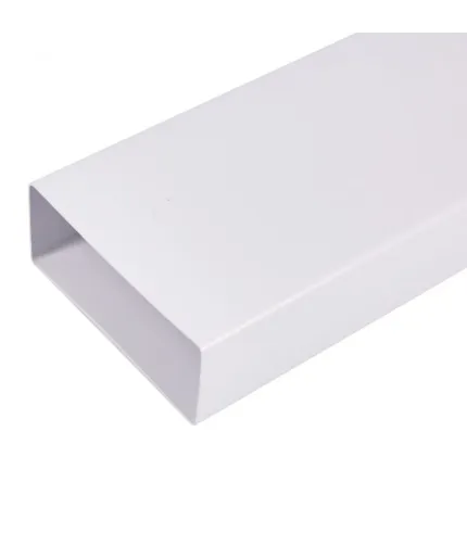 100mm x 60mm Flat Tube Ducting Pipe 1 Metre