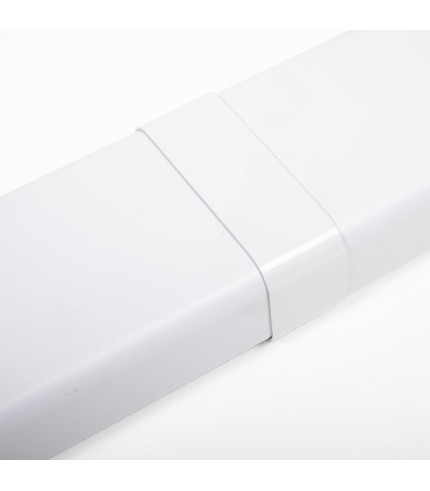 100mm x 60mm Flat Tube Inline Connector collar