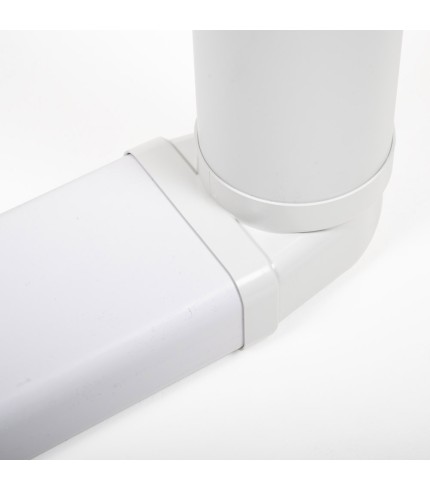 220mm x 90mm (6") Flat Ducting Pipe 1 Metre