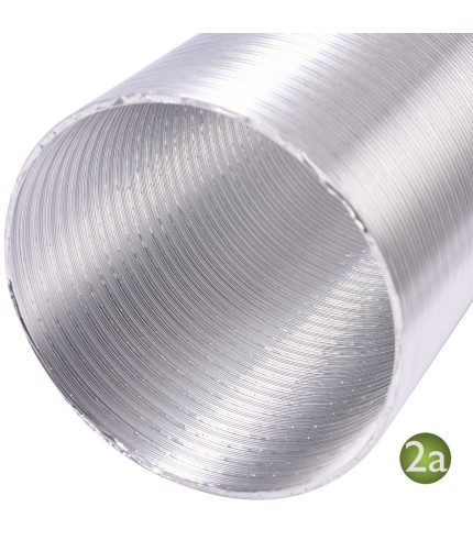 200mm Aluminium Semi Rigid Ducting 3m