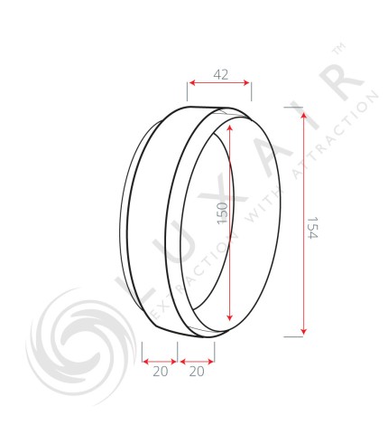 150mm (6") Round To Round Pipe Connector Collar