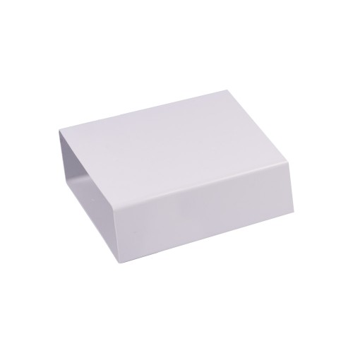 220mm x 90mm (6") Flat Ducting Pipe 200mm Length