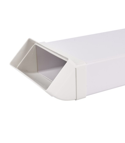 220mm x 90mm (6") Flat Ducting Pipe 1 Metre