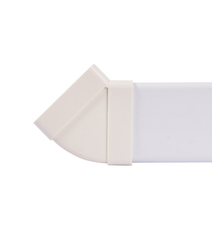 220mm x 90mm (6") 45° Vertical Ducting Elbow