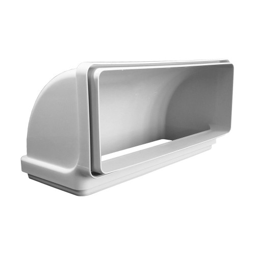 220mm x 90mm (6") 90° Vertical Ducting Elbow