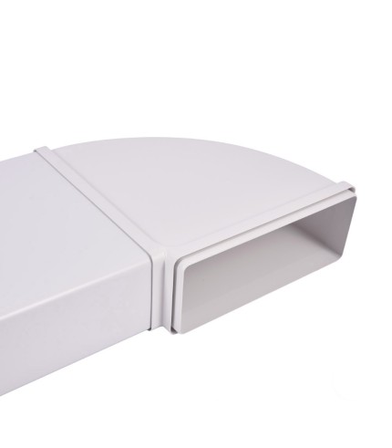 100mm x 60mm 90° Flat Horizontal Elbow Connector