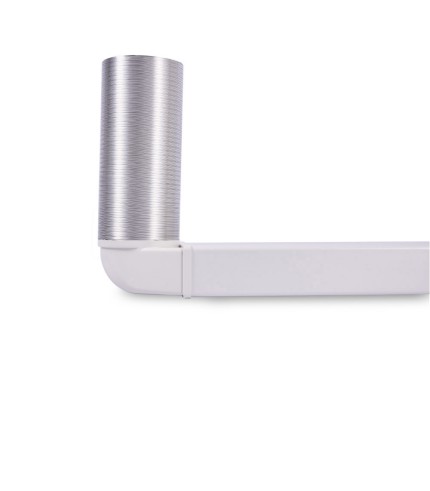 150mm (6") Aluminium Semi Rigid Hose 3m