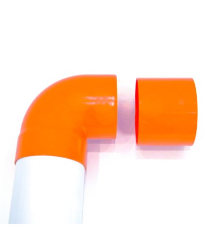 200mm (8") 90° Round Ducting Elbow