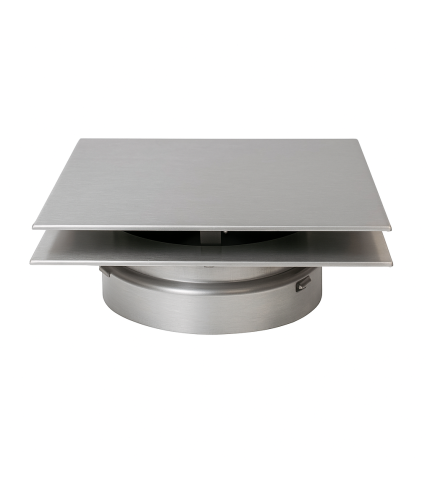 Square Steel Wall Vent - Options