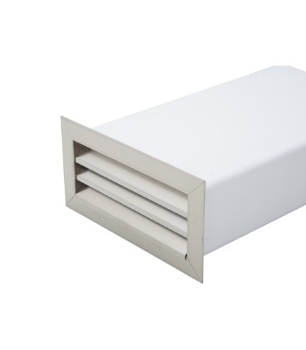 Rectangular Steel Plinth Or Wall Vent - Options