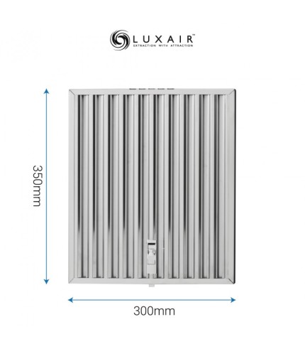 Metal Grease Filter 350mm x 300mm Baffle Filter