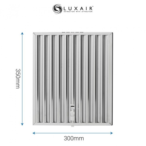 Metal Grease Filter 350mm x 300mm Baffle Filter