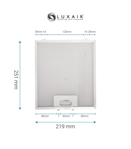 Metal Grease Filter 219mm x 251mm