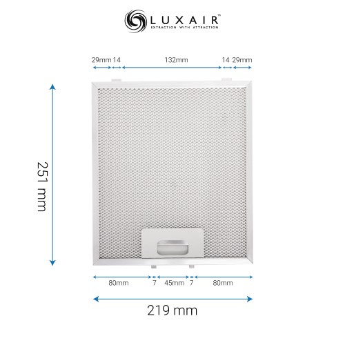 Metal Grease Filter 219mm x 251mm