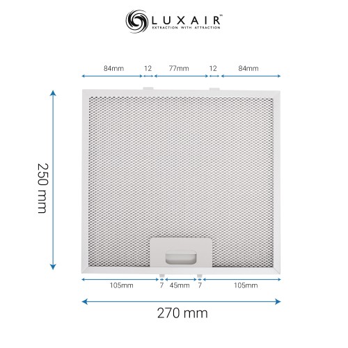 Metal Grease Filter 250mm x 270mm