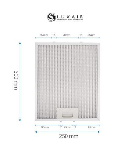 Metal Grease Filter 250mm x 300mm