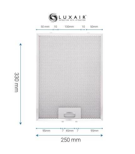 Metal Grease Filter 250mm x 330mm