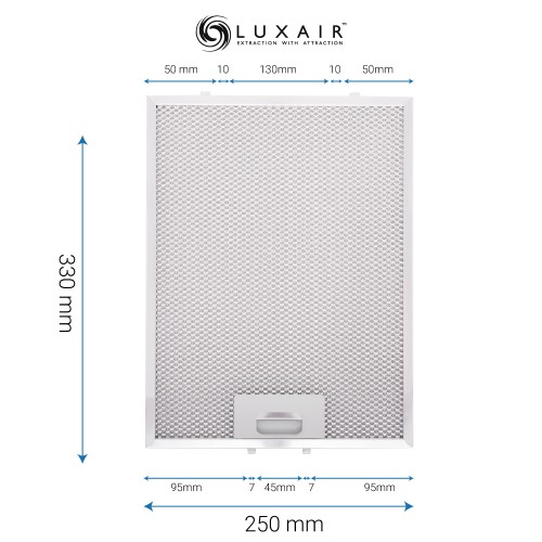 Metal Grease Filter 250mm x 330mm