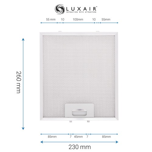 Metal Grease Filter 260mm x 230mm