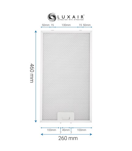 Metal Grease Filter 260mm x 460mm