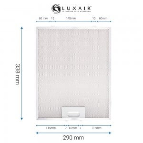 Metal Grease Filter 290mm x 338mm